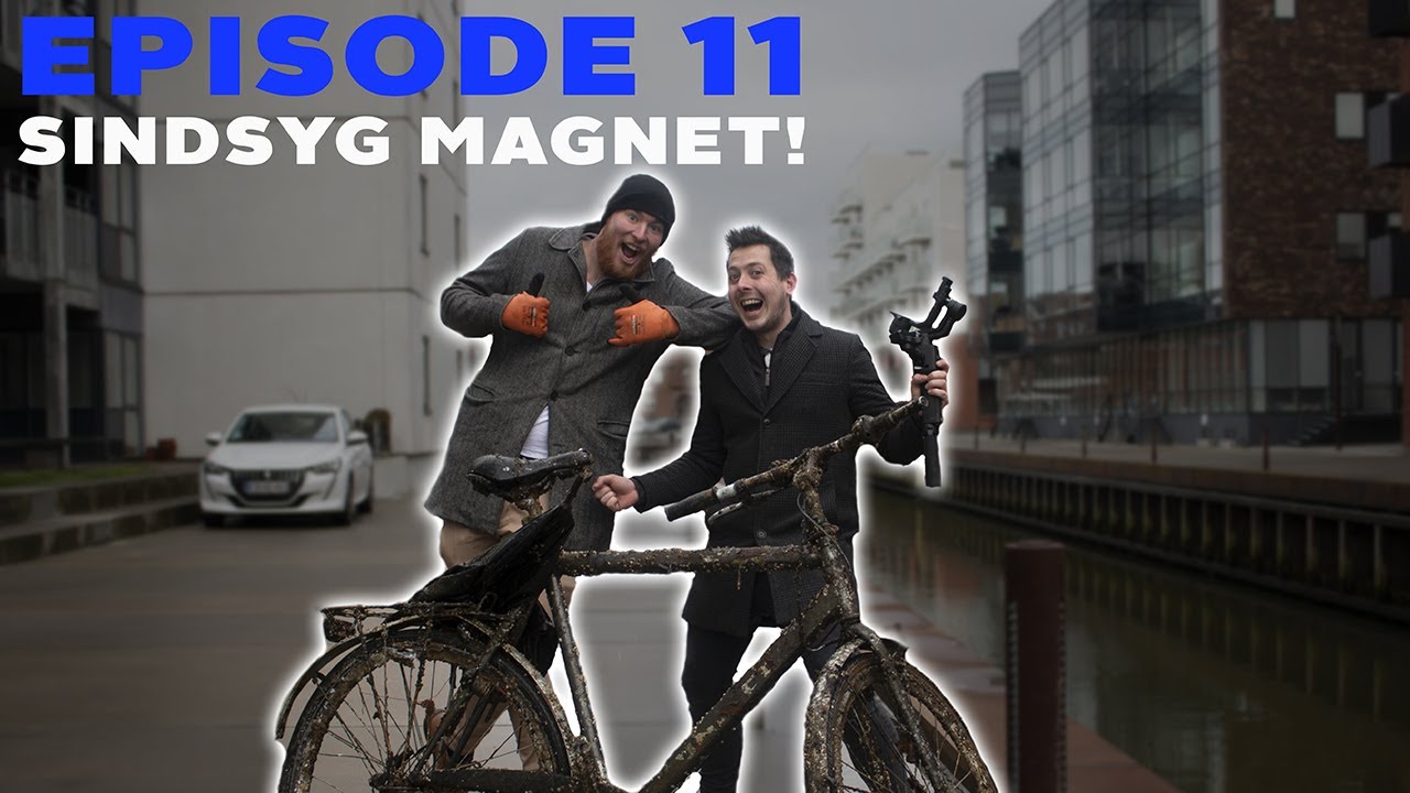 FANGER CYKEL MED SINDSSYG MAGNET!! // MAGNETFISKNING #reklame