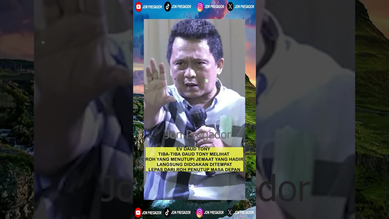 22 TIBA TIBA DAUD TONY MELIHAT ROH YANG MENUTUPI JEMAAT YANG HADIR  #daudtony
