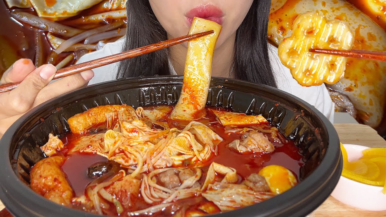 당면 가득 추가한 얼얼 마라탕 먹방🔥