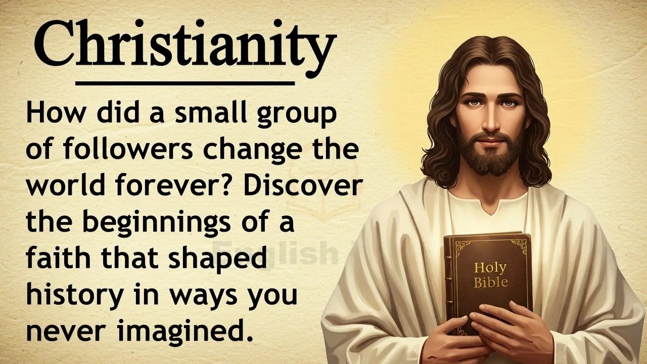 The Story of Christianity ｜｜ 📖✝️ Learn English Through Story Level 3 ｜｜ Graded Reader 🎧