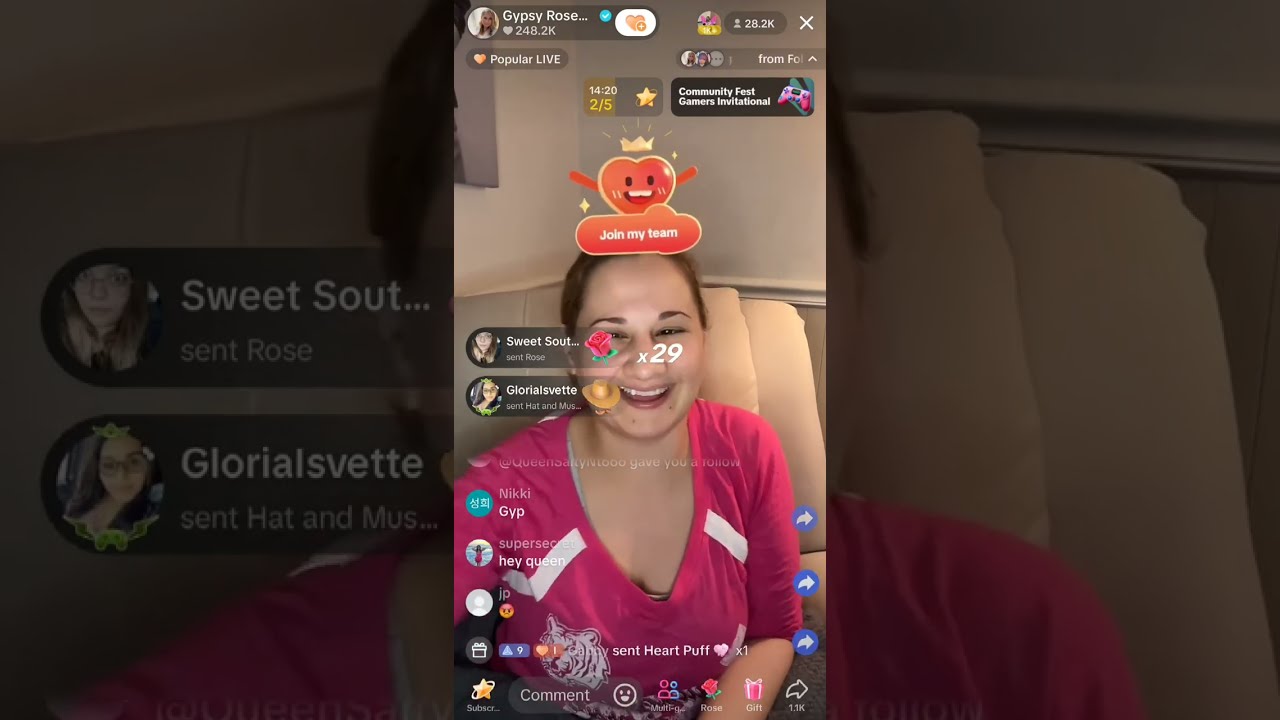 Gypsy tells Ken to go clean the kitchen! tik tok live July 22, 2024