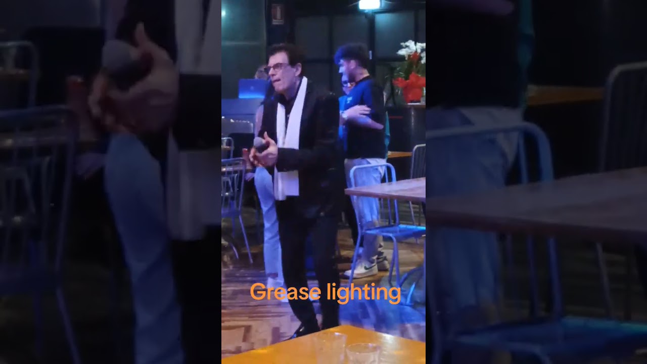 Grease lighting cover Domenico Falco