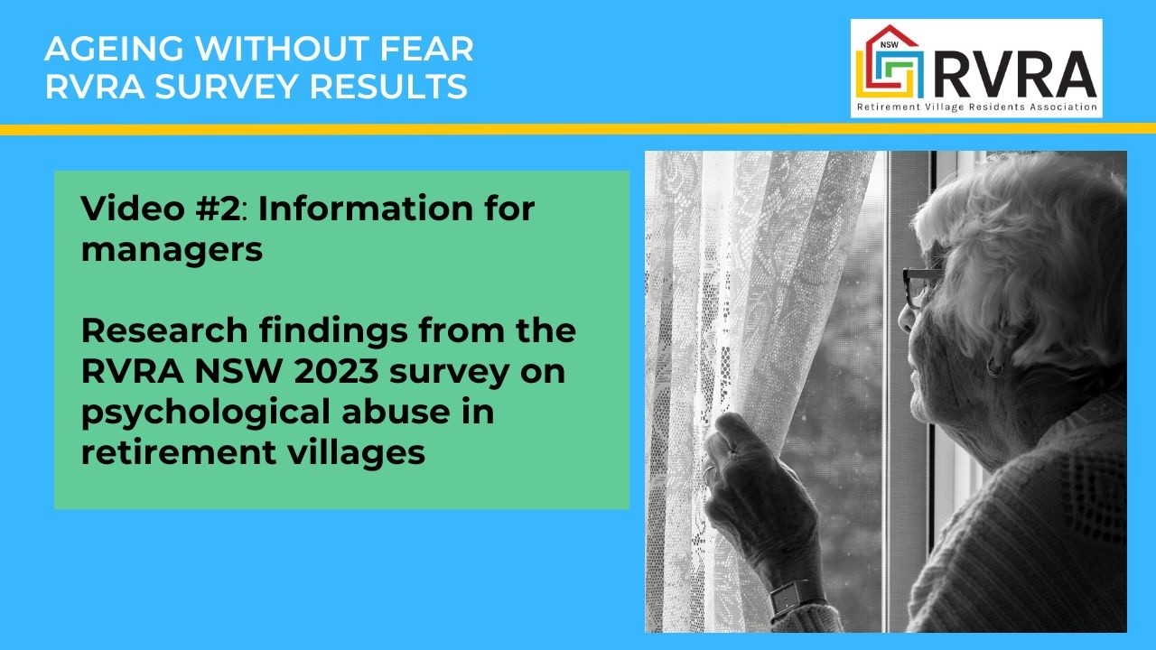 Webinar-RVRA Ageing Without Fear Survey Report 2023 - MANAGERS