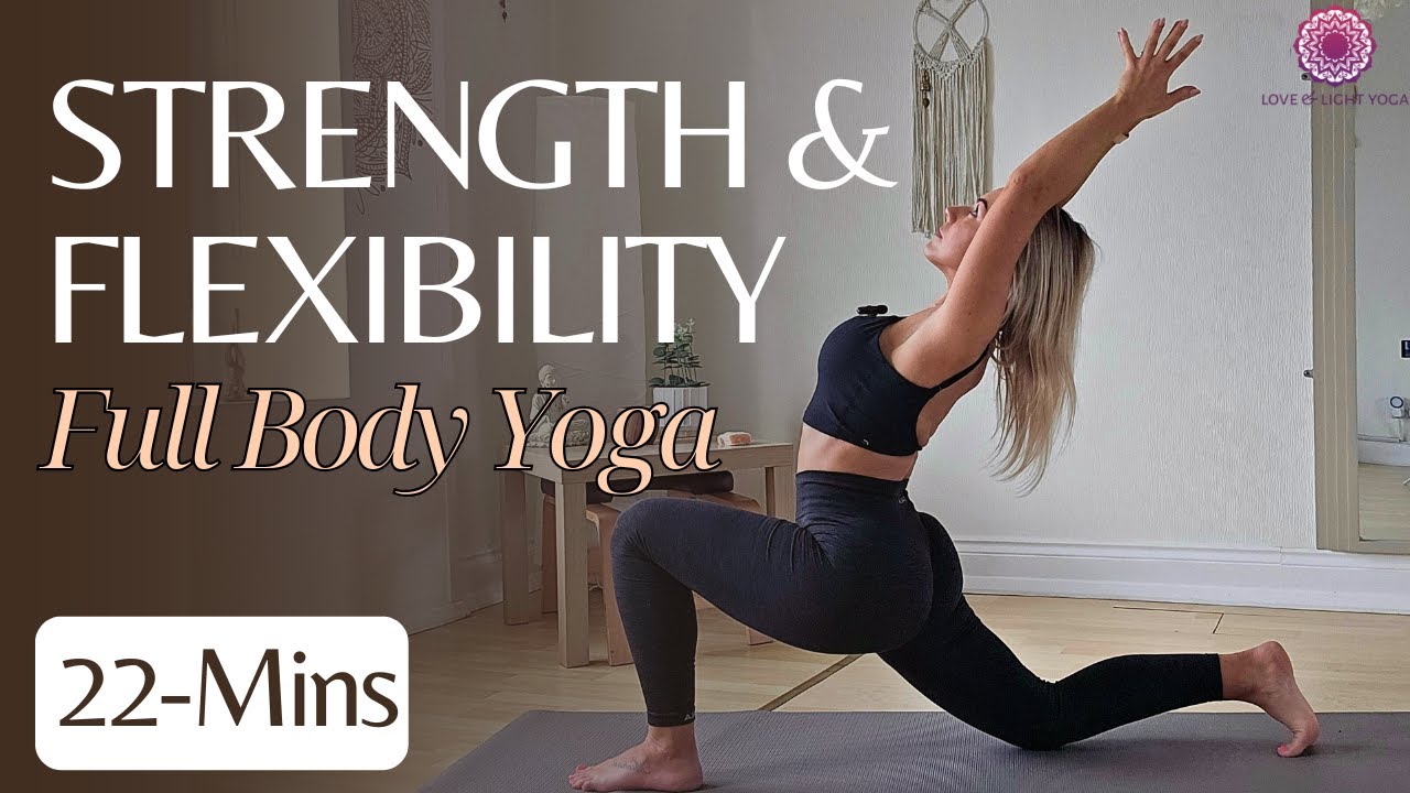 Energizing Full Body Vinyasa, ✨ Strength & Stretch //LOVE & LIGHT YOGA