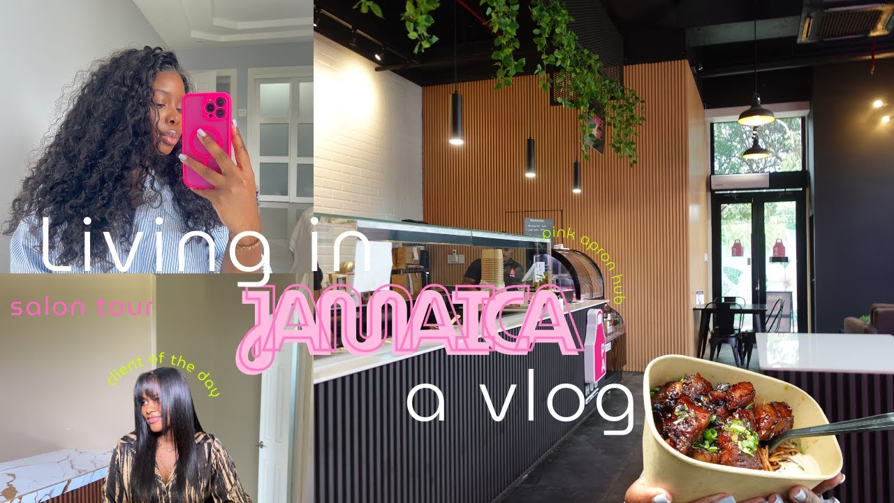 LIVING IN JAMAICA AFTER 7 YEARS |WE WENT TO PA HUB| SALON TOUR & A TYPICAL WORK DAY | A DAILY VLOG