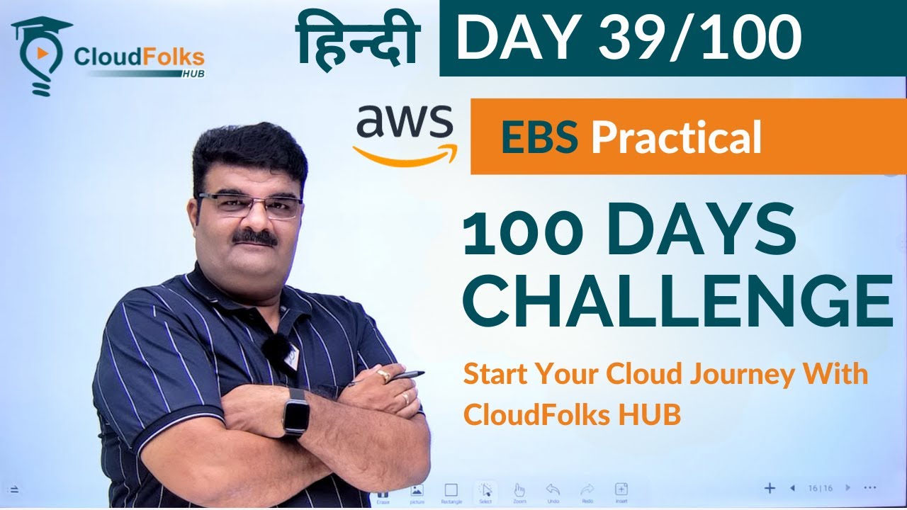 Day 39/100 || AWS Elastic Block Storage (EBS) Practical | AWS In Hindi
