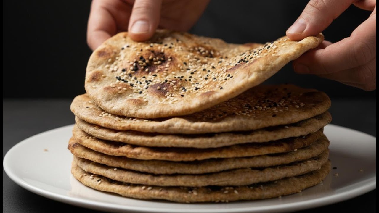 Nur Hafer! Kein Mehl – Gesundes Haferflocken-Fladenbrot zur Gewichtsreduktion