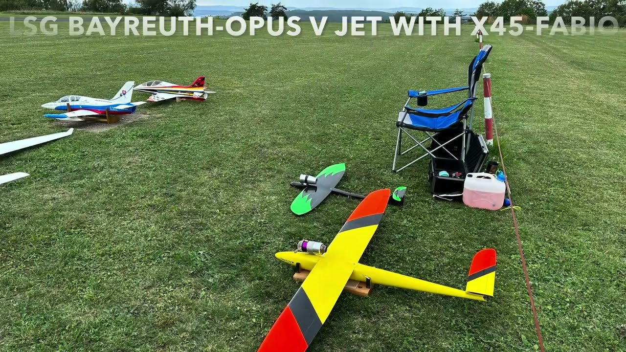 FULL SPEED-OPUS V JET-450KMH-XICOY X-45 FAST RC TURBINE-🔥 LSG BAYREUTH-FABIO🚀