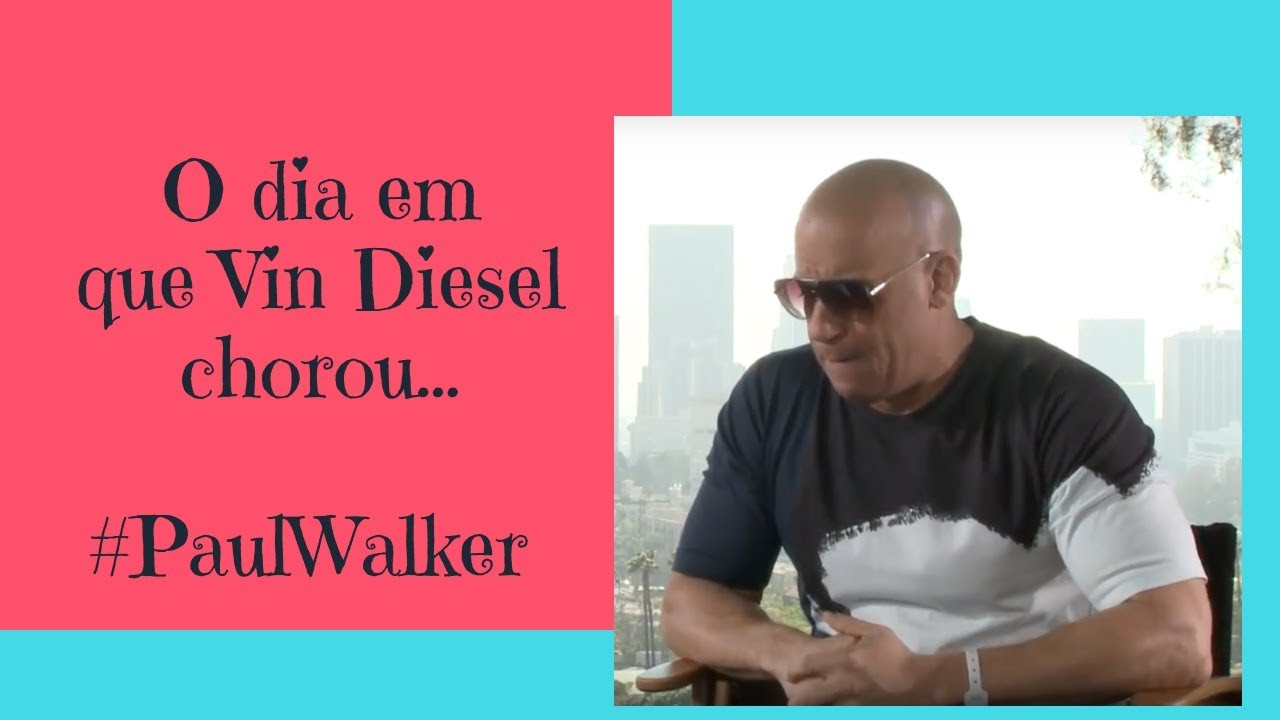Vin Diesel se emociona ao lembrar do amigo Paul Walker - SBT Brasil