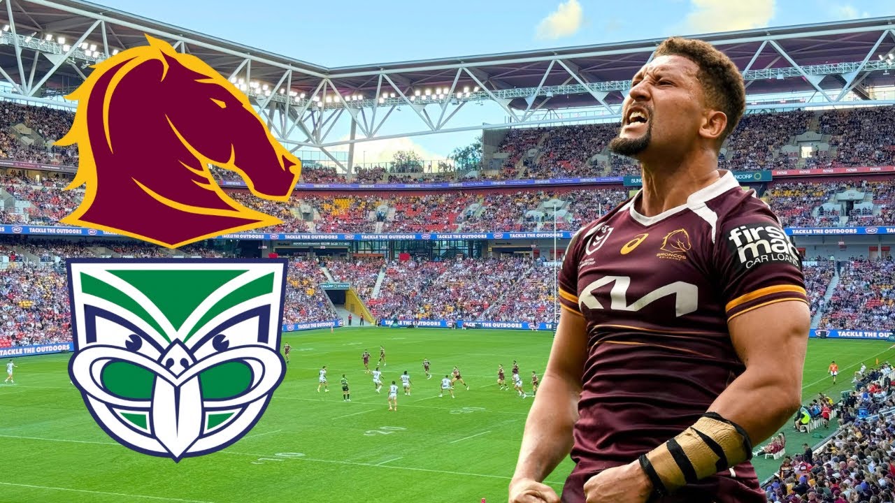 NRL VLOG: Broncos vs Warriors [4K]