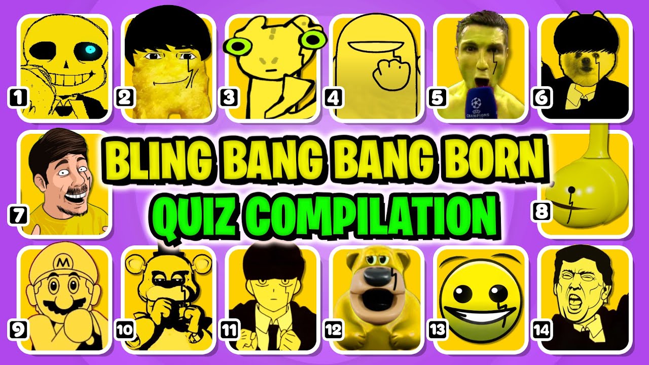 Guess The Meme | Bling Bang Bang Bang Born In Different Version COMPILATION 