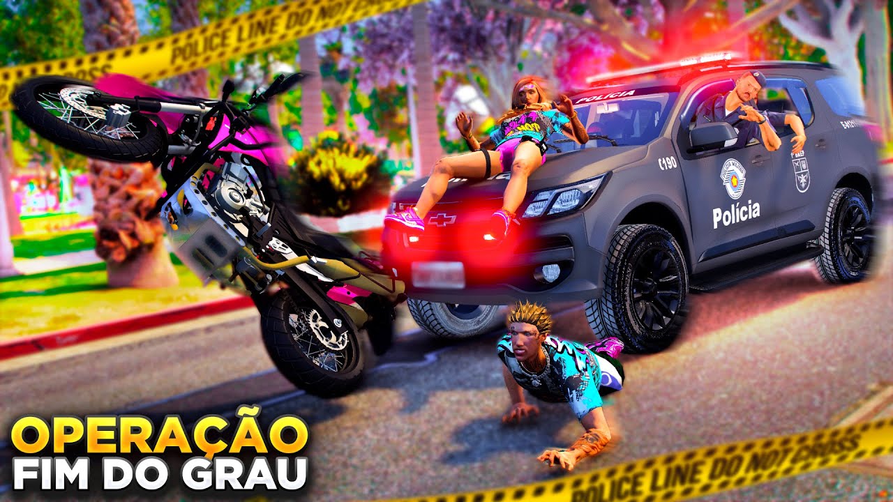 GTA V: VIDA REAL | AGORA É GUERRA CONTRA OS VÂNDALOS DO GRAU! BAEP ENTROU EM AÇÃO A CASA CAIU!🔥| #80