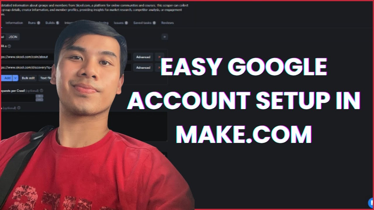 Simplifying Google Account Integration with Make.com