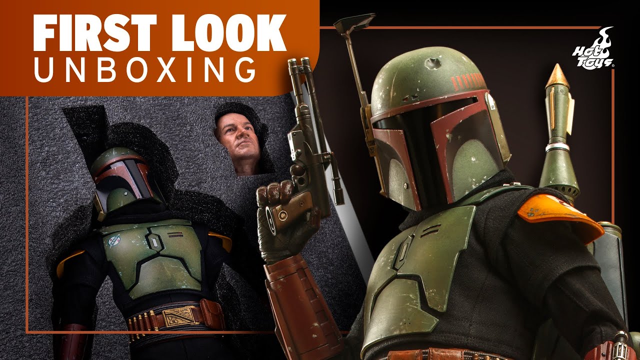 Hot Toys Boba Fett Deluxe 1/4 Scale The Book of Boba Fett Figure Unboxing | First Look