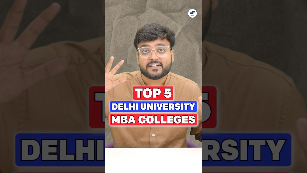 MBA Under ₹2 Lakh 🔥| Top 5 DU Colleges with Highest Placements! #mba #colleges #fms #srcc #cat