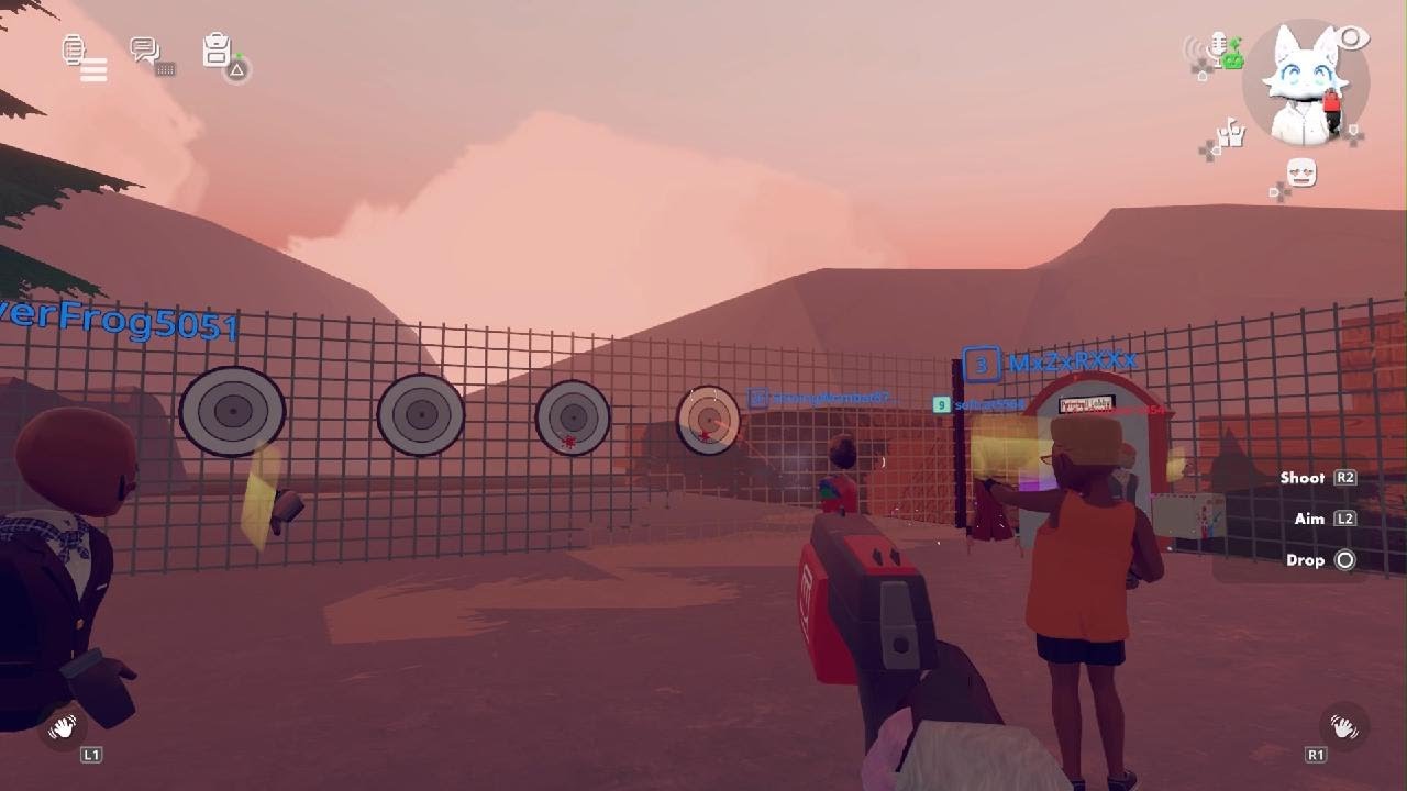 Rack room and paintball.