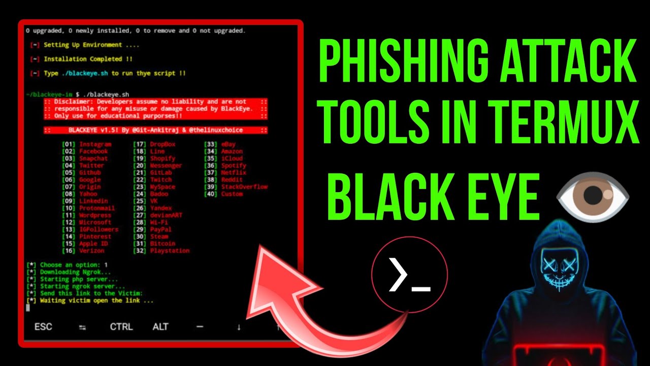 How To Install Black Eye in Termux | Phishing Tool 2025