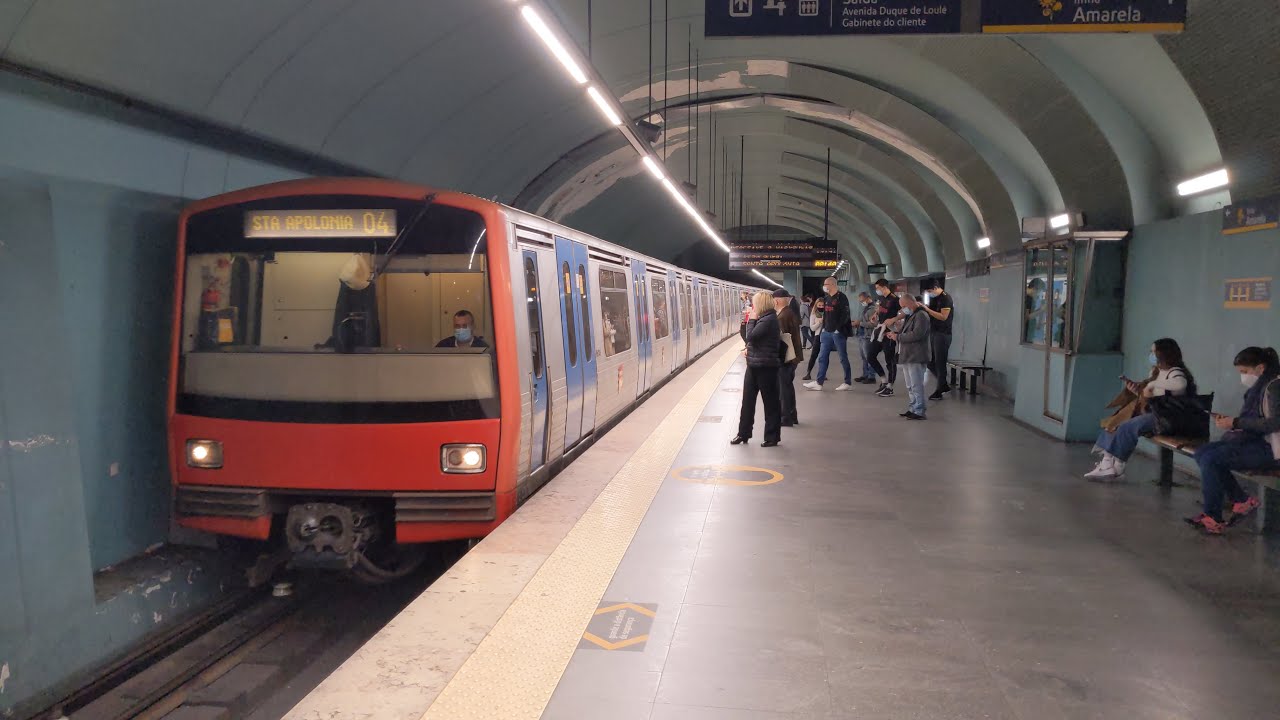 Soreframe-Siemens ML90 #246/247 [🚇Linha Azul] - Metropolitano De Lisboa