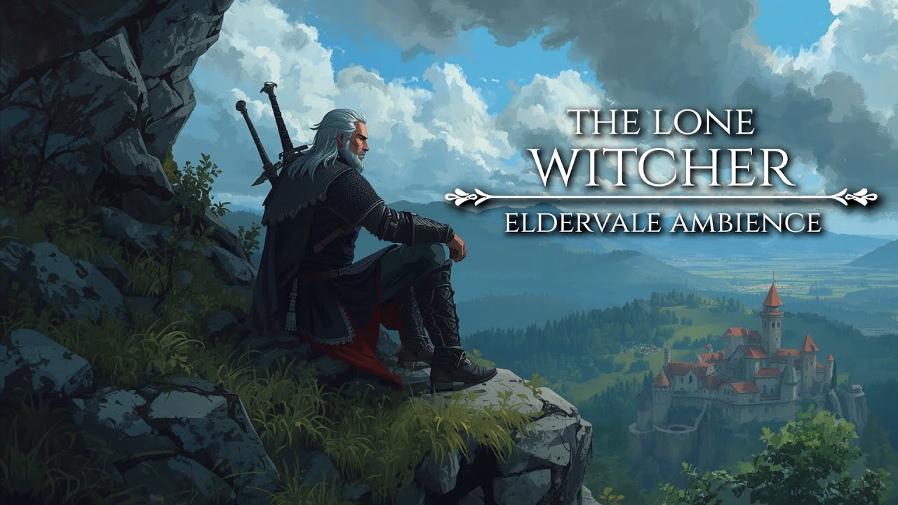 The Lone Witcher | Calm Fantasy Music for Solitude & Reflection