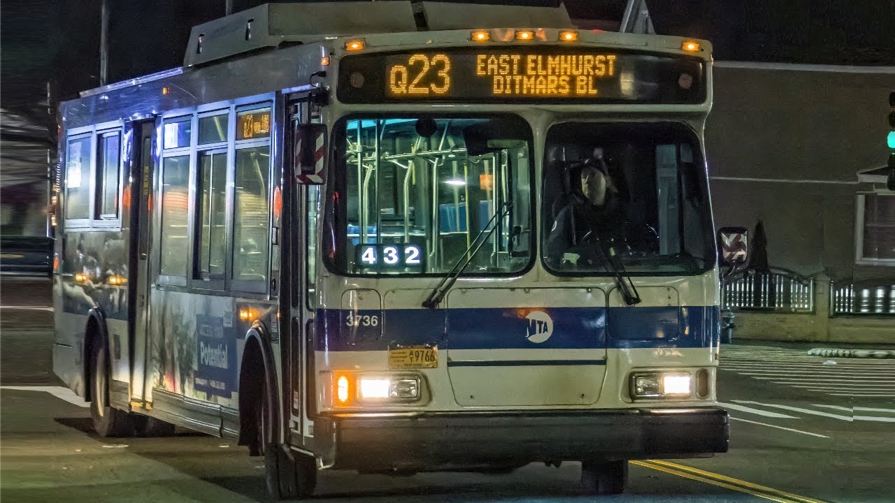 ⁴ᴷ MTA Bus: 2007 Daimler Orion VII OGs on the Q23 (LaGuardia Depot)