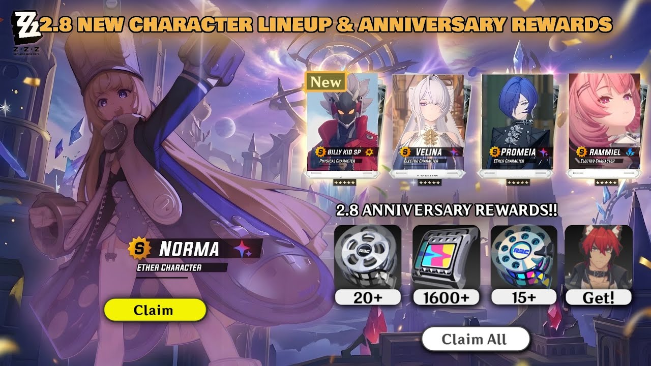 БОЛЬШОЕ ОБНОВЛЕНИЕ! ТОЛЬКО ЧТО ПОСТУПИЛИ! Баннеры версии 2.8! Награды за S-ранга Билли, Промию и ...