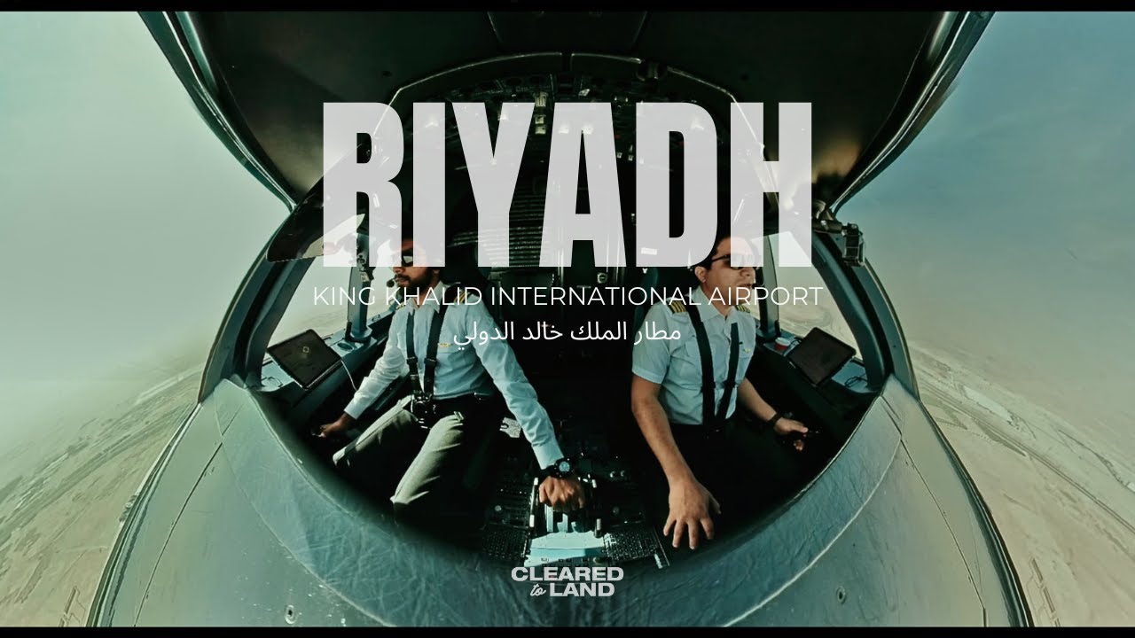 RIYADH | LANDING AIRBUS A321 4K