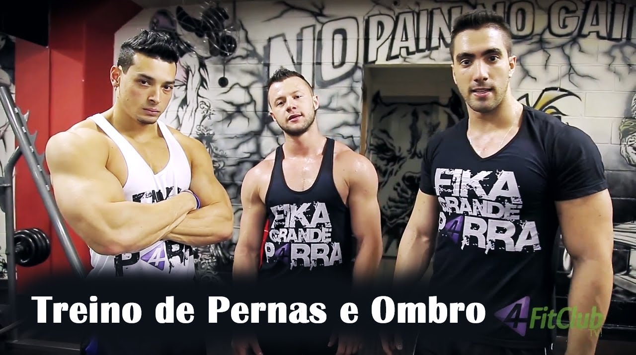 Treino de Pernas e Ombros Completo - FIKAGRANDEPORRA