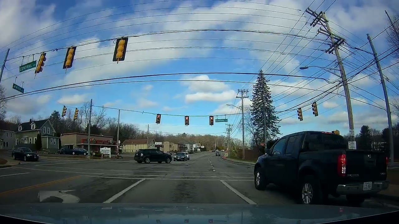 Driving through Cranston and Johnston, Rhode Island