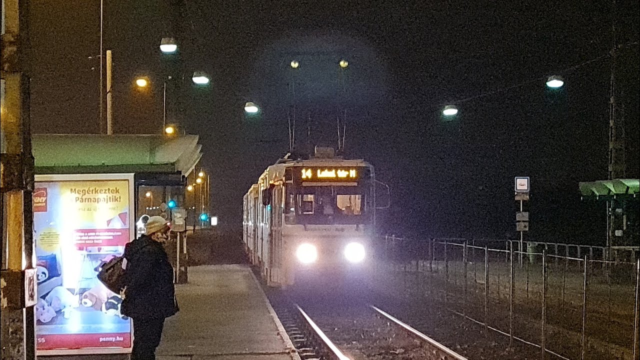 BKV 14-es villamos (Szilágyi utca - Újpest-központ) - 4047-4242 (2020.11.25)