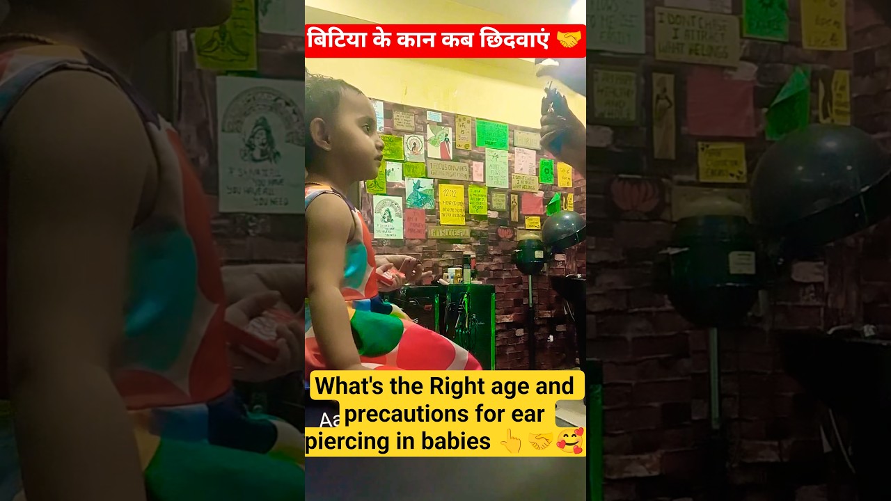 Baby Ear piercing tips 