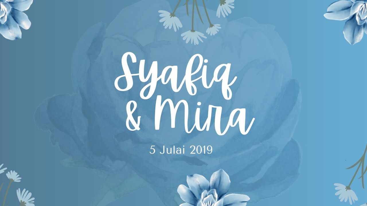 Syafiq & Mira Solemnization 2019