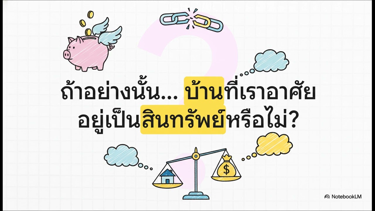 บ้านที่คุณอยู่คือ 'สินทรัพย์' หรือ 'หนี้สิน'? กฎการเงินสำคัญที่คนอยากรวยต้องรู้!