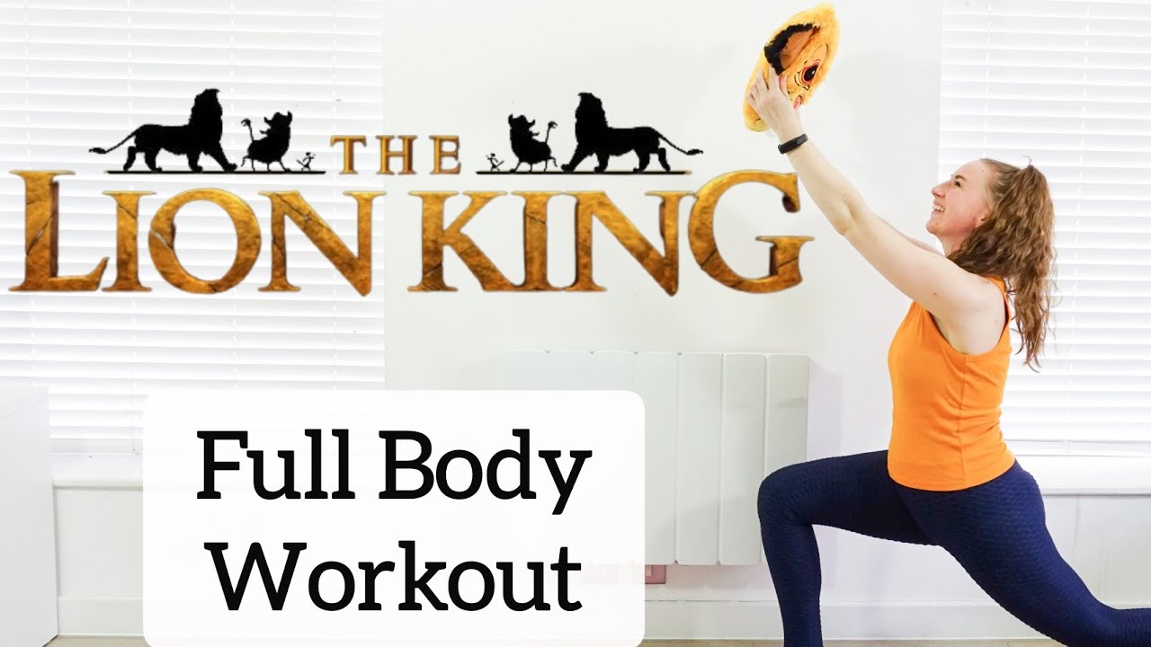 THE LION KING Inspired Full Body Workout || NO Equipment