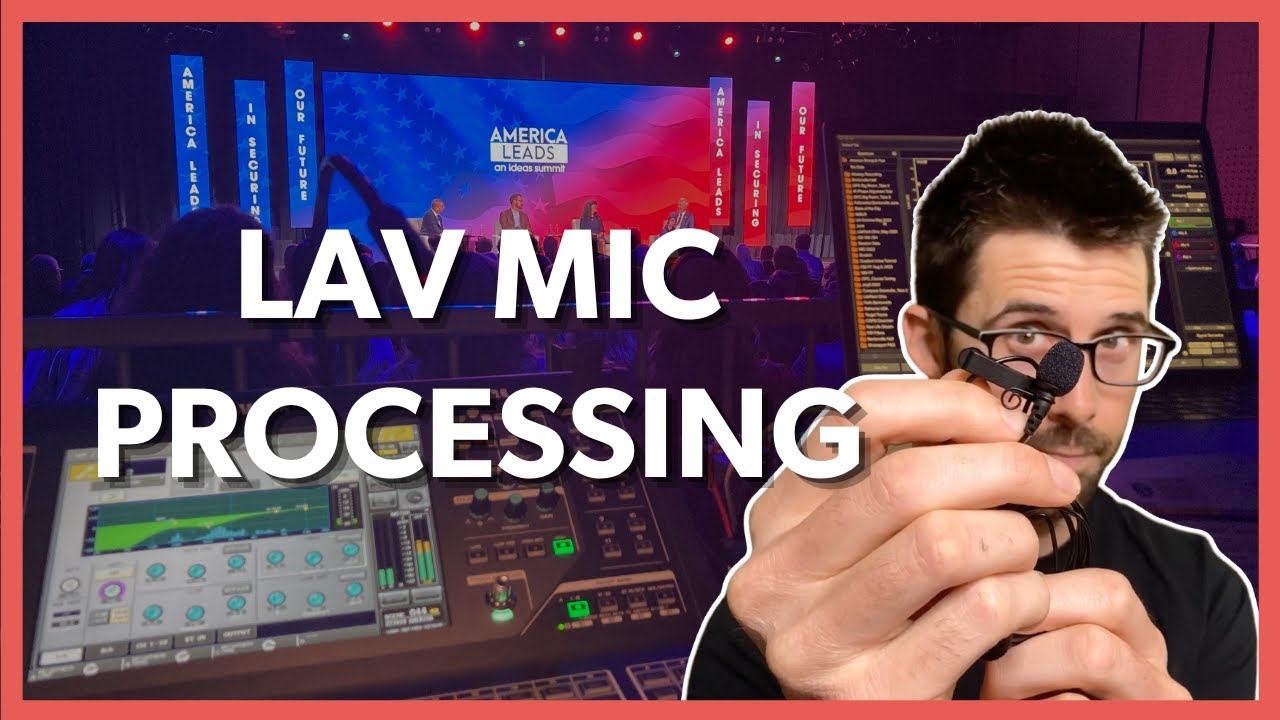 Эквалайзер и обработка Lav Mic для корпоративных шоу