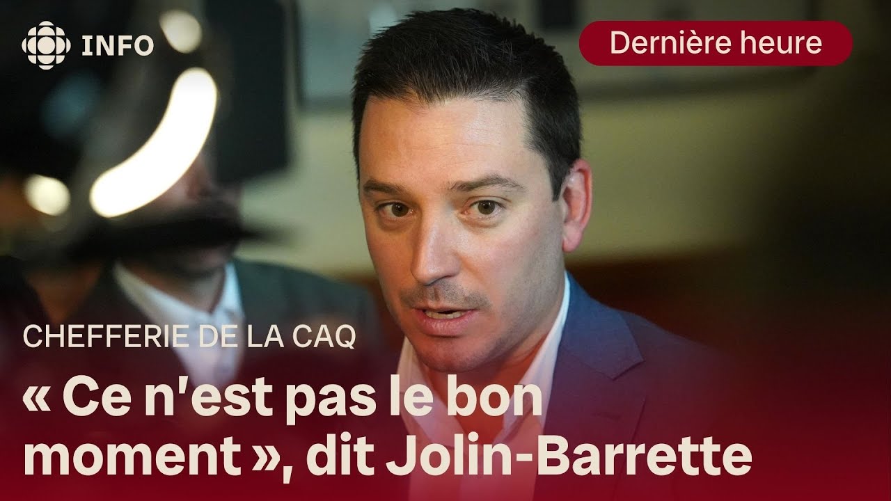 Simon Jolin-Barrette ferme la porte à la chefferie de la CAQ | Zone info
