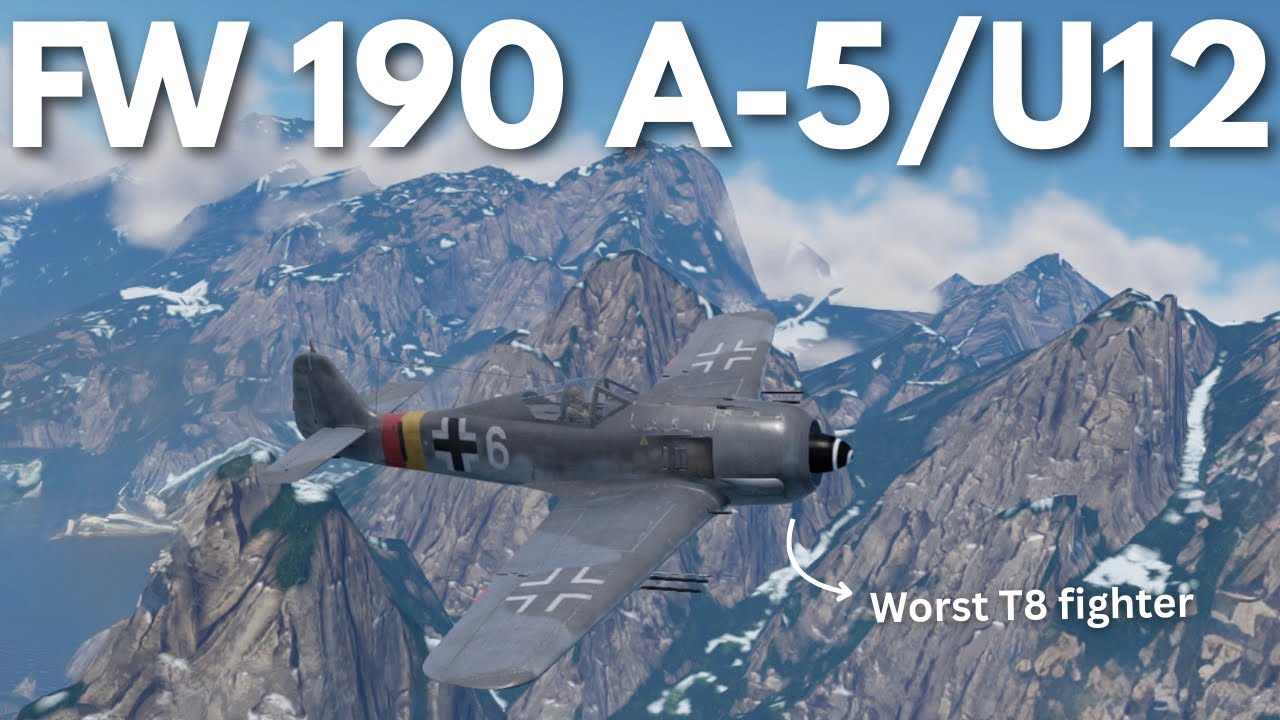 War Thunder Mobile | FW 190 A-5/U12 | Worst T8 Fighter