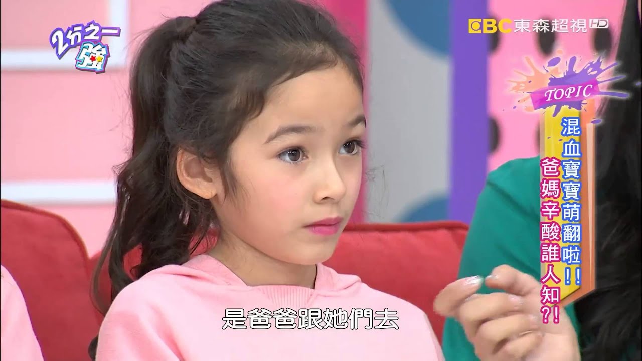 混血寶寶爸媽辛酸誰人知！？ 黃小柔 左左右右 20160222 part1/5 2分之一強