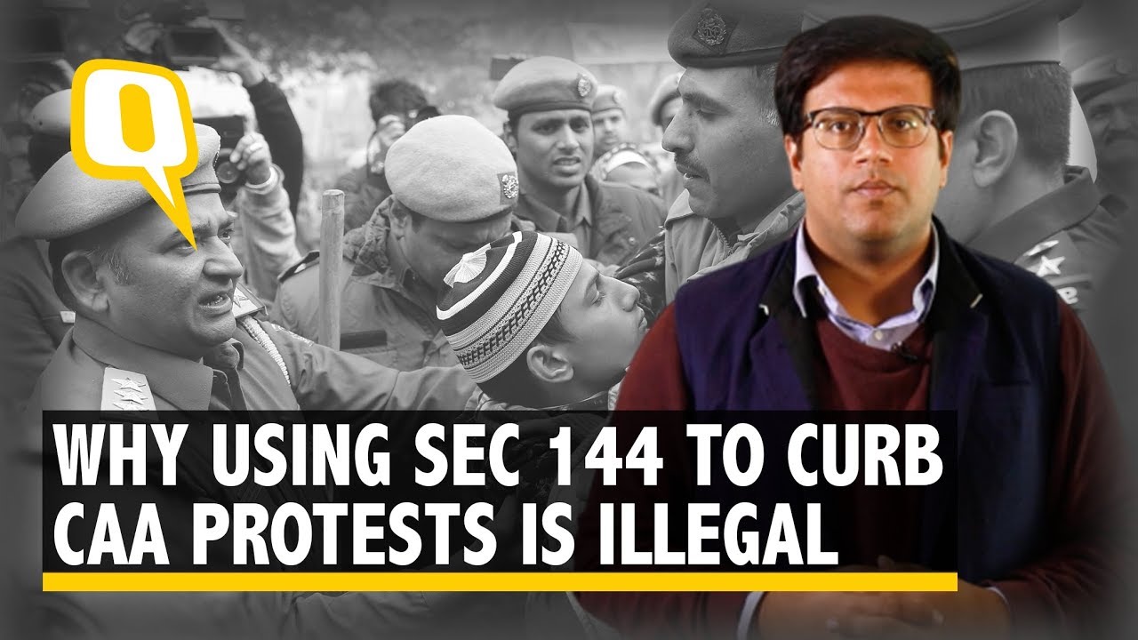 Following Kashmir Playbook, Section 144 Being Used – Illegally – to Stifle Dissent | The Quint