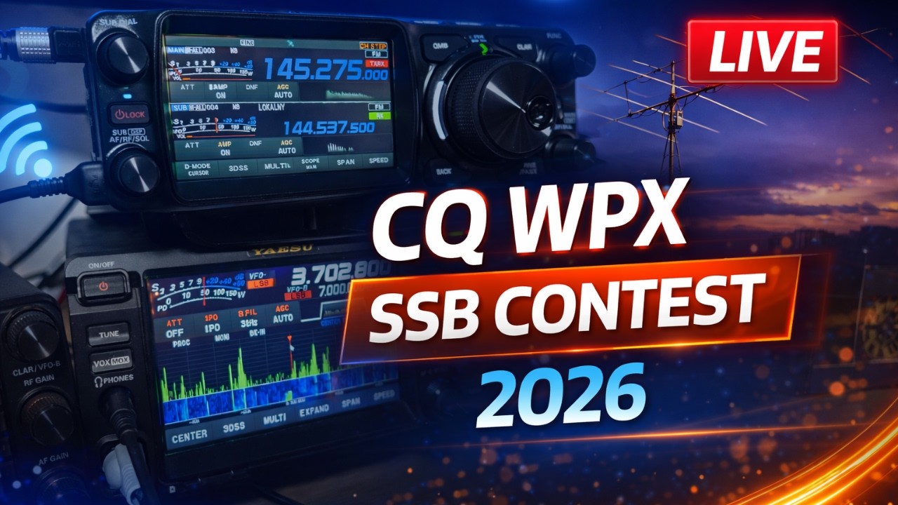 CQ WPX SSB CONTEST 2026 LIVE #119 🔴 | 28 Marca 2026 Zapraszam