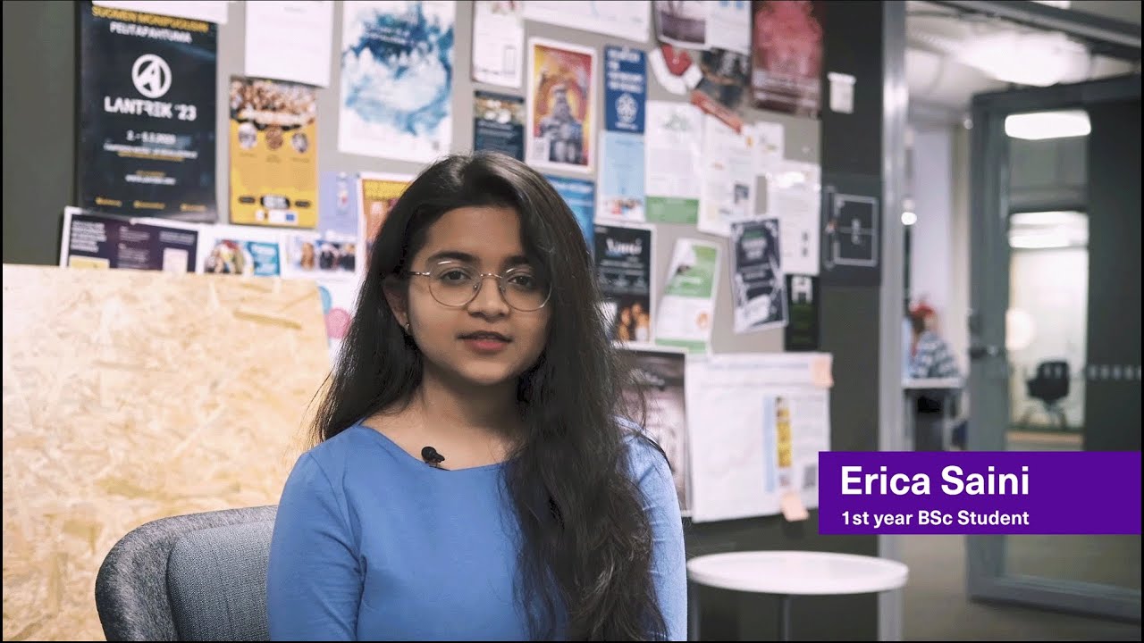 Student interview: Erica Saini, International Bachelor's Programme in Science & Engineering