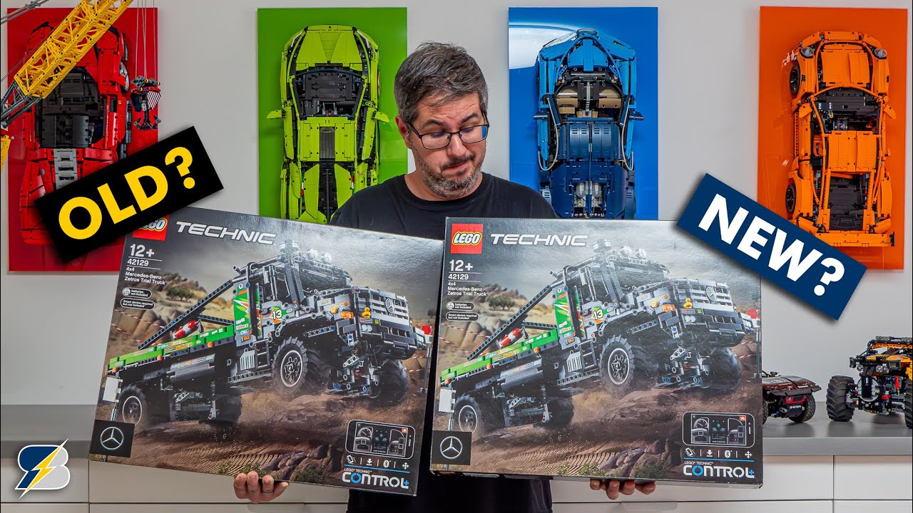 Can you spot the difference? Final comparison of 42129 Mercedes-Benz Zetros editions before retiring