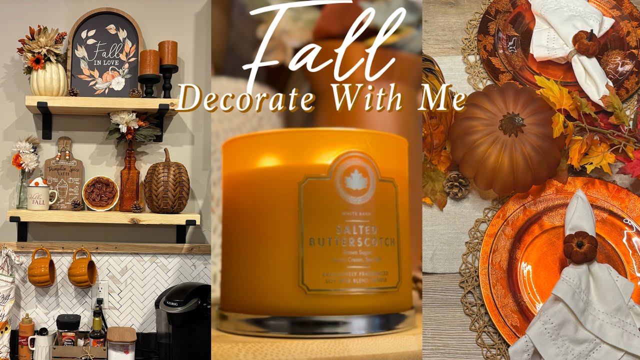 Early Fall Decorate With Me 🍁 Cozy Vibes & Autumn Magic