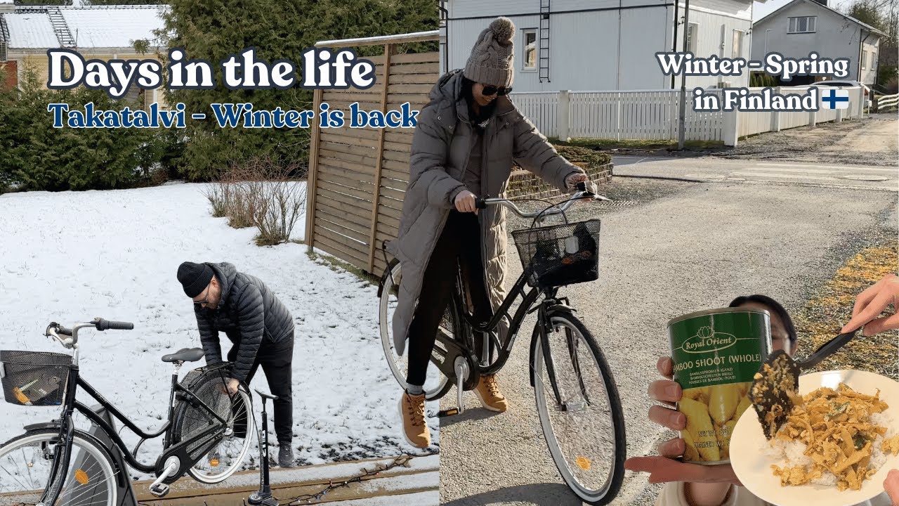 Days in the life - Spring is here but Takatalvi - Winter is back after spring - Finland 🇫🇮