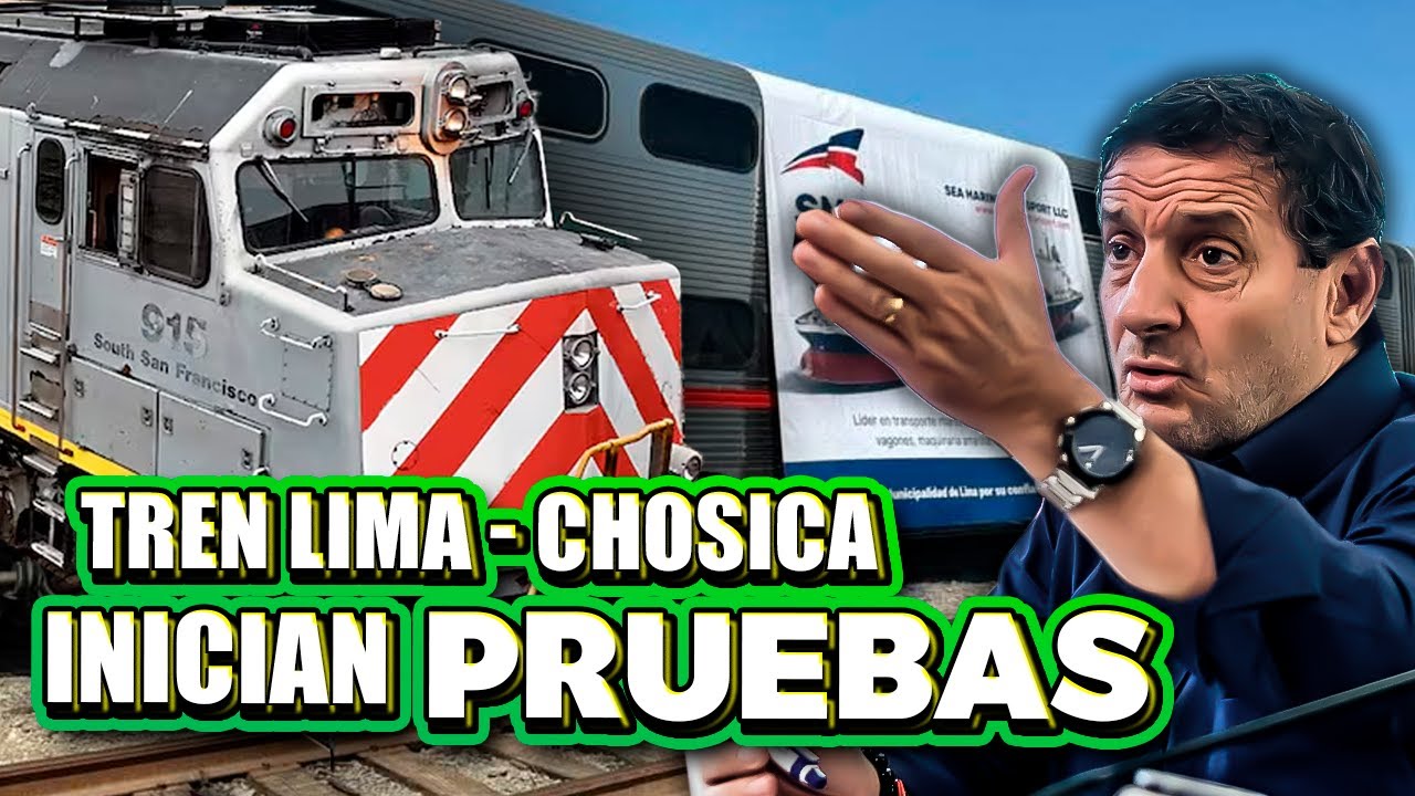 &iquest;TRENES LISTOS ANTES DE LAS ELECCIONES 2026? TREN LIMA-CHOSICA INICIAR&Aacute; PRUEBAS SIN PASAJEROS
