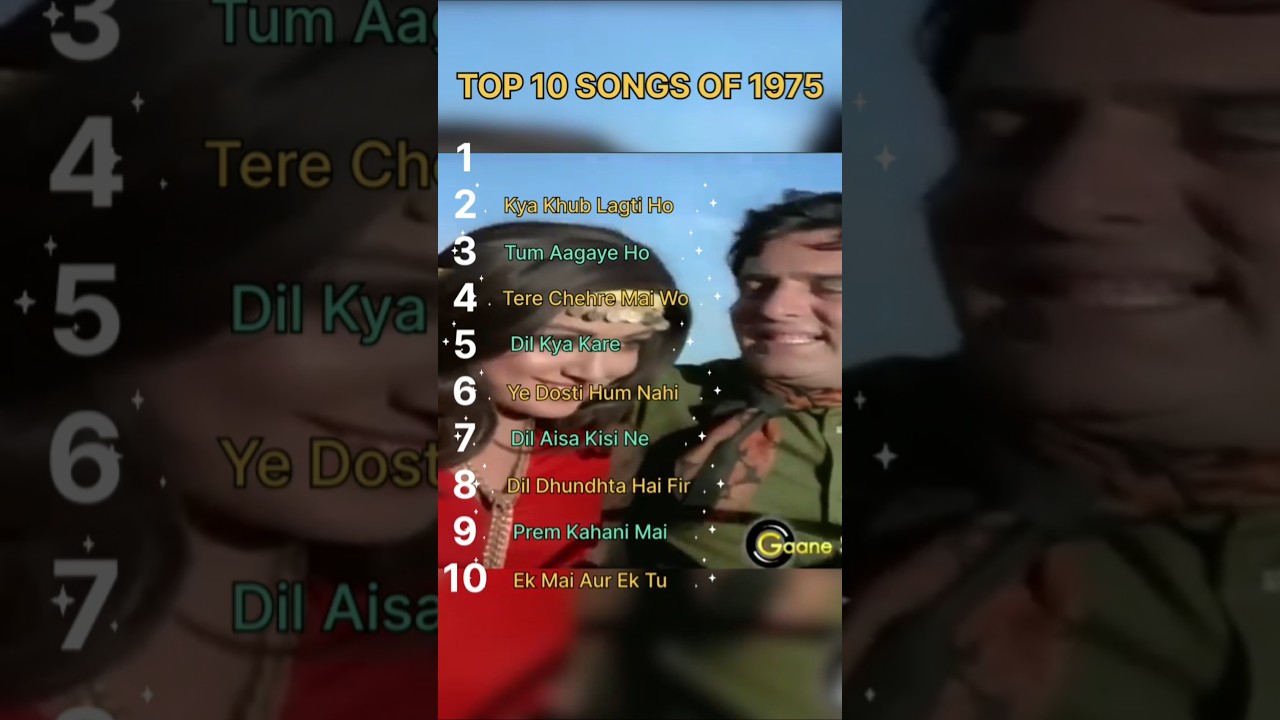 Top 10 Evergreen Bollywood Songs of 1975 🎶 | Kishore, Lata, Rafi, Mukesh | Retro Hits |#shortsfeed