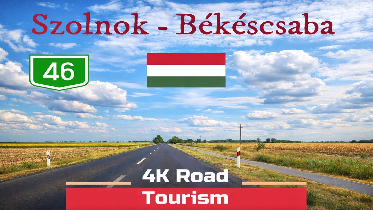 Driving Across Hungary 🇭🇺 | Szolnok to Békéscsaba | Real-Time Road Trip