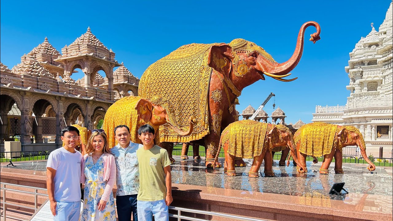 The LARGEST Hindu Temple INDIA or AMERICA NEW JERSEY Newest Attraction In Robinsville Hindu Culture