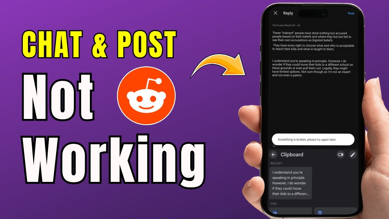 Reddit Chat Not Working? Can't Reply to Posts? Fix It Fast (2026)