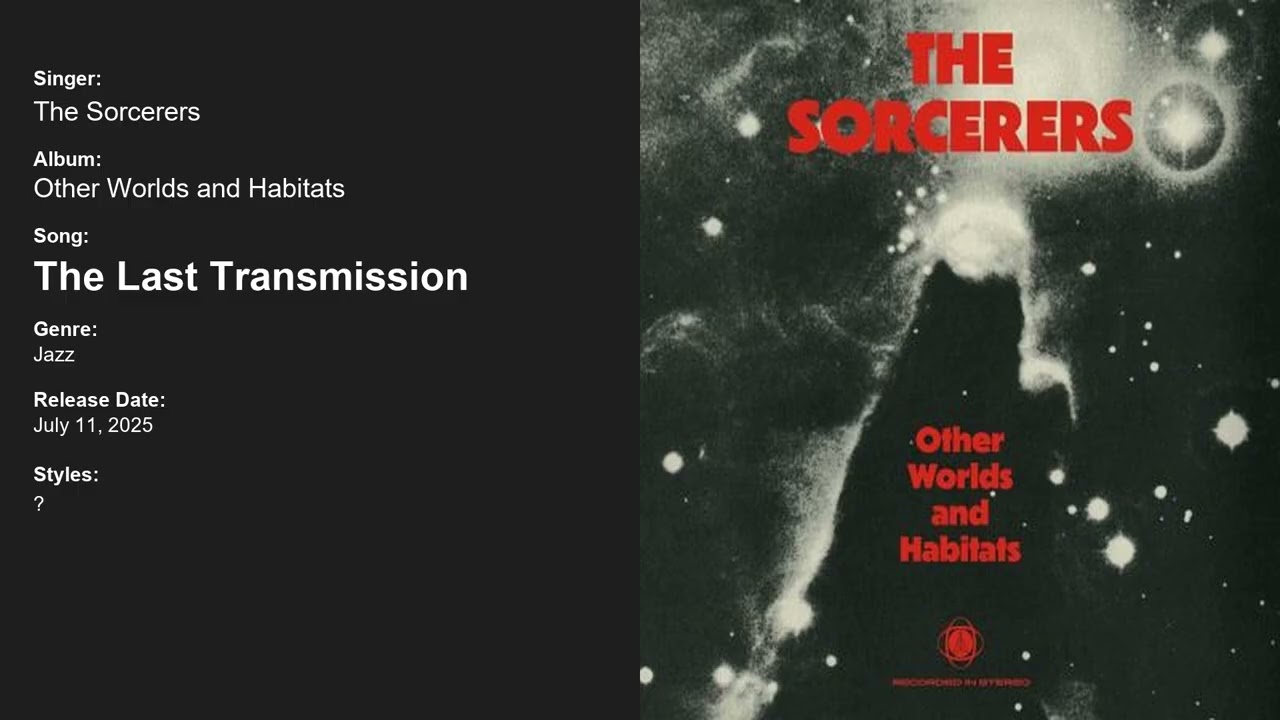 Other Worlds and Habitats by  The Sorcerers - New Jazz Album Out Now!