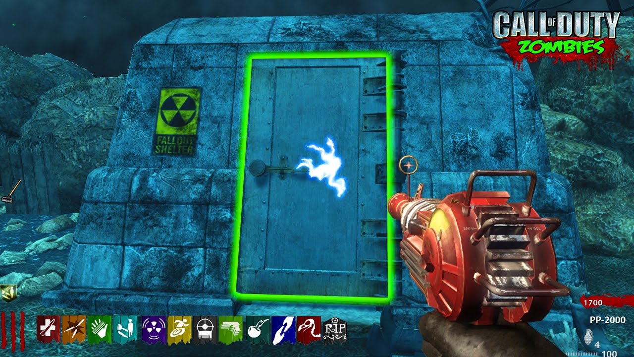 NUKETOWN BUNKER OPENED EASTER EGG MOD! - CALL OF DUTY CUSTOM ZOMBIES MOD GAMEPLAY! (WAW Zombies)